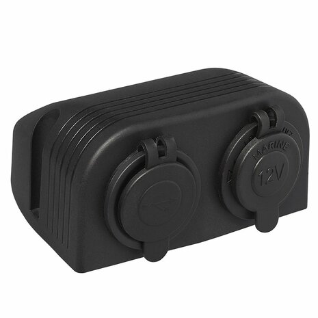 Construction kit: socket DIN + USB port double type A 2x2100mA