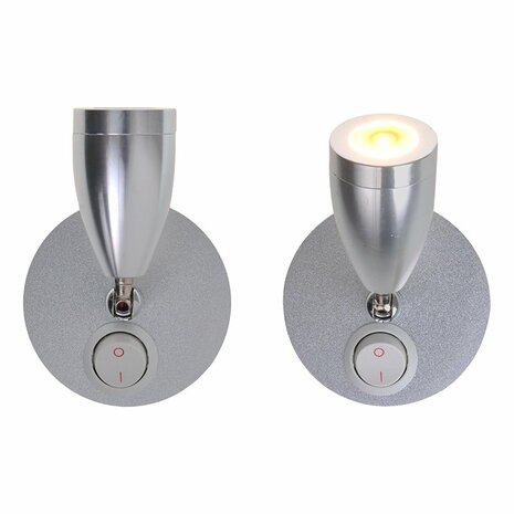 Surface-mounted spotlight 1-led swivel 12V 160lm dia 65x70-110mm