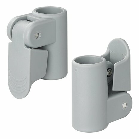 Tube clamp for tent pole with quick-release fastener 25-28mm - set of 4