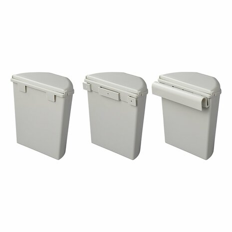 Waste bin with lid 6L for caravan/camper
