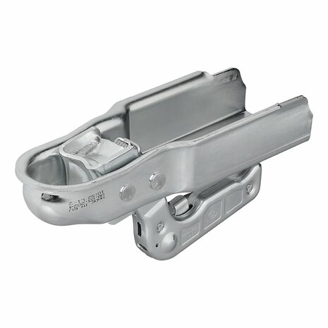 Steel ball coupling vertical 2 holes square 70mm 1300kg braked