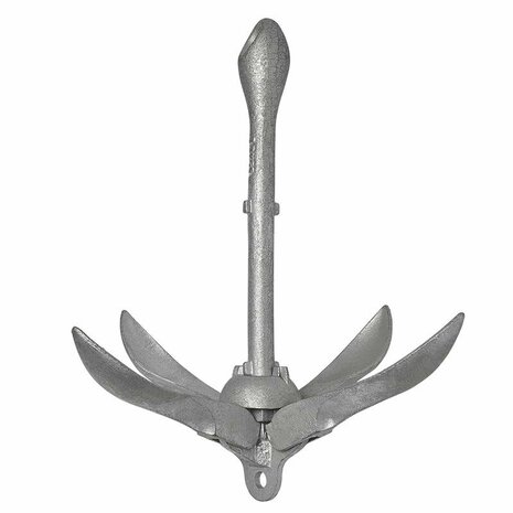 Umbrella anchor 3.2kg, galvanized, egg-shaped head