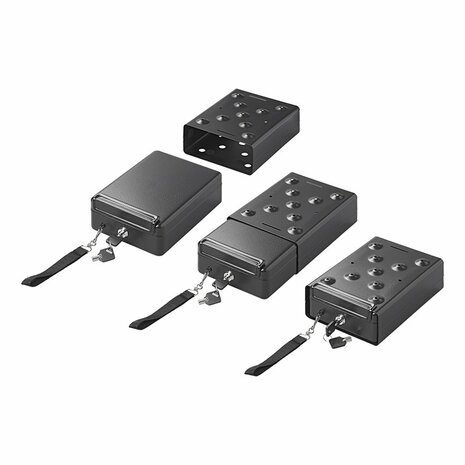 Steel safe 225x165x85mm with slide