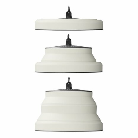 Hanging lamp LED foldable silicone white dia 20cm