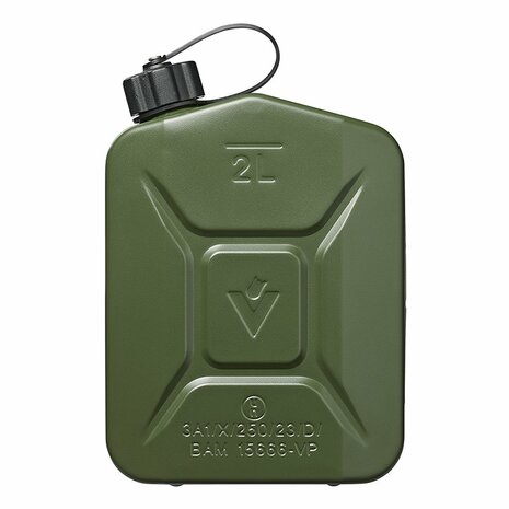 Jerrycan 2L metal green UN-approved