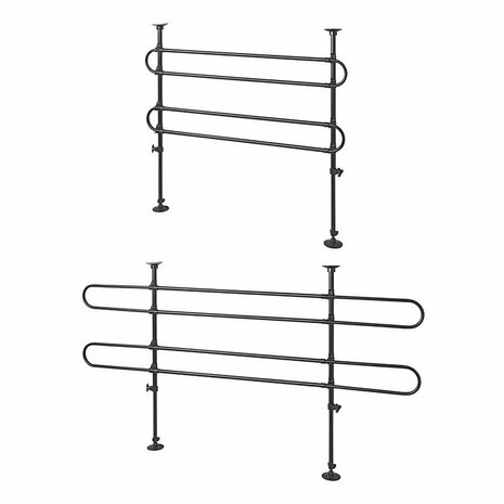 Luggage dog guard 2x2 metal tubes