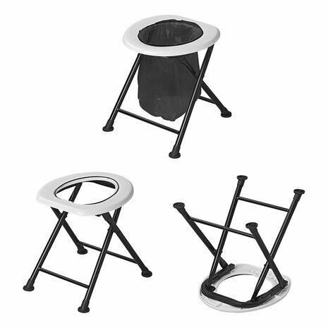 Foldable toilet