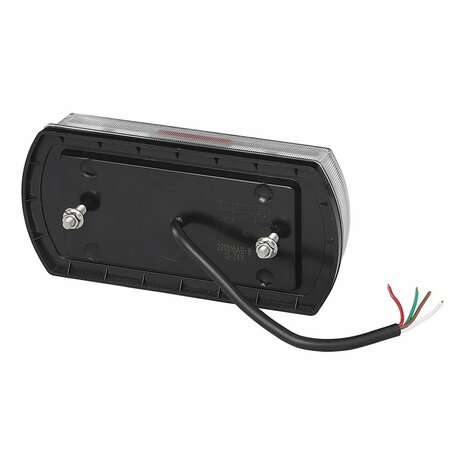 Rear light 5 functions 225 x 105 mm 43LED right