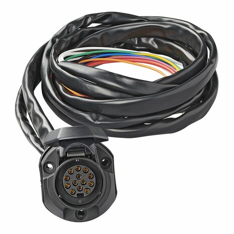 Tow bar cable set 13-pin PVC type Jaeger + 1.50M cable