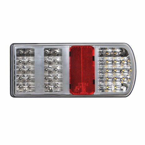 Rear light 5 functions 225x105mm 43LED right