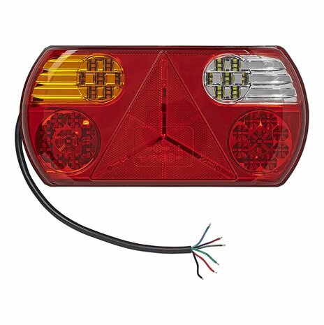 Rear light 6 functions 296x142mm 32LED left
