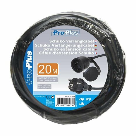 Schuko extension cable 20M 3x1.5mm²