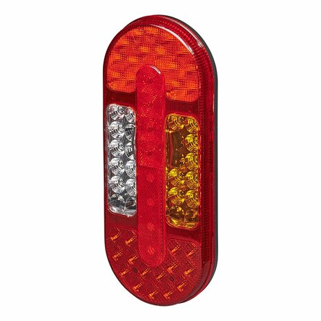 Rear light 6 functions 323x134mm 54LED right