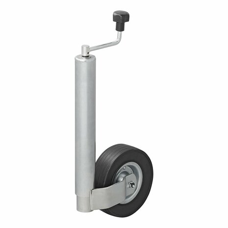 Joint wheel 60mm rim metal with rubber tire 220x65mm