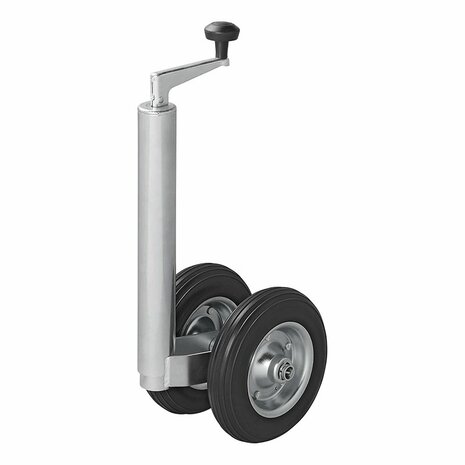 Double jockey wheel 48 mm with solid PU tires 200 x 50 mm
