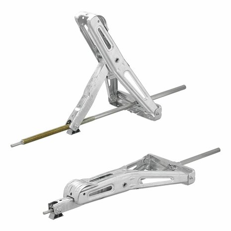 Caravan corner support 1000kg 605x280mm H:470mm with extended swivel mechanism