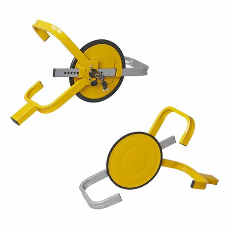Wheel clamp 13 - 16 inch with steel disc