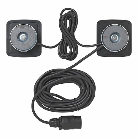 Trailer lighting set LED with magnets 7.5+2.5M cable
