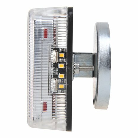 Trailer lighting set LED 4F with magnets 7.5+2.5M cable 13P.
