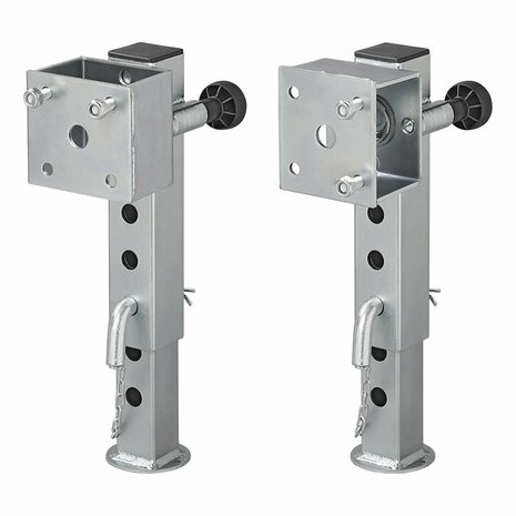 Support leg 60x60 mm tiltable TL60 D85 SW19 345-445 mm 1300 kg
