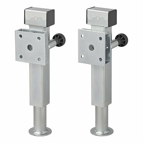 Support leg 60x60 mm, tiltable SF60 D42 SW19 410-655 mm 1300kg