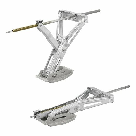 Caravan corner support 1000kg 605x280mm H:470mm incl. stabilization foot and extended swivel mechanism