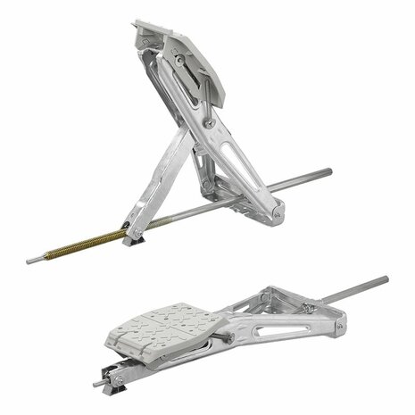 Caravan corner support 1000kg 605x280mm H:470mm incl. stabilization foot and extended swivel mechanism