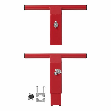 Tow bar lock for commercial vehicles