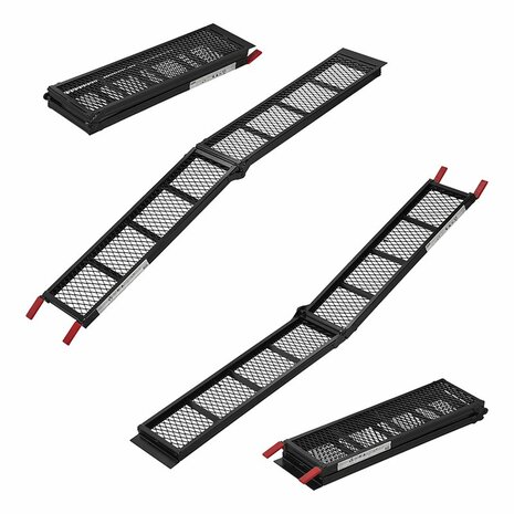 Steel ramp foldable 203x28cm 340kg per piece