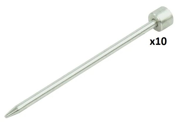 Rock pin 15cm aluminium x10 pieces