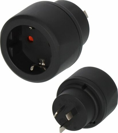 Travel Adapter Earthed Australia, China