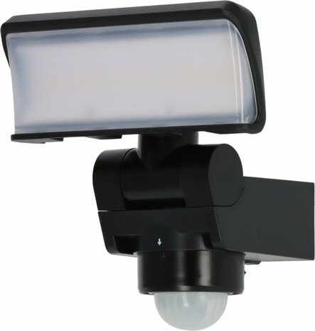 LED floodlight WS 2050 SP with motion detector, 1680lm, IP44, black
