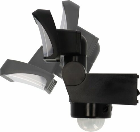 LED floodlight WS 2050 SP with motion detector, 1680lm, IP44, black