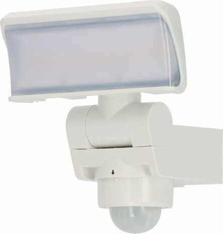 LED spotlight WS 2050 WP with motion detector, 1680lm, IP44, white