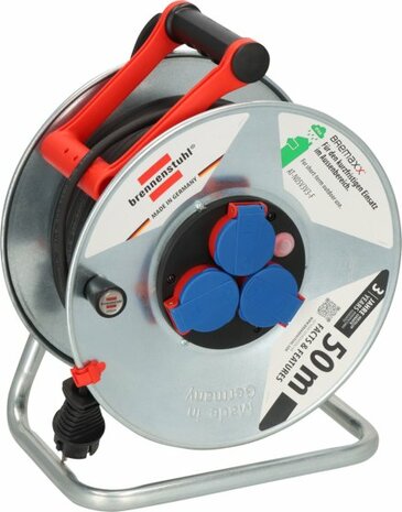 Garant S IP44 kabelhaspel 50m AT-N05V3V3-F 3G1,5 zwart