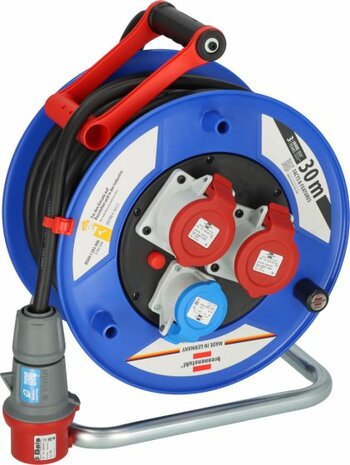 Garant CEE 3 IP44 industrial construction site cable reel 30m H07RN-F 5G2.5