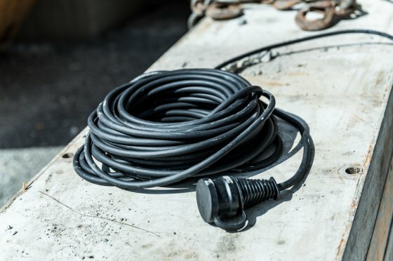Extension cable for building site IP44 25m H07RN-F 3G1.5 black