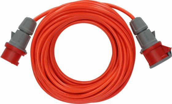 extension cable IP44 25m signal red AT-N07V3V3-F 5G1,5 400V 16A
