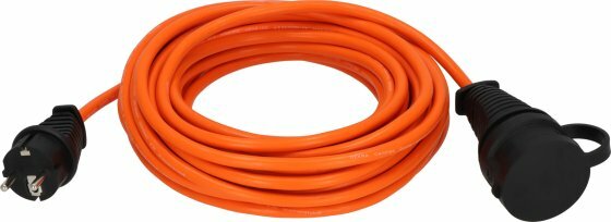 extension cable IP44 10m AT-N05V3V3-F 3G1.5 orange