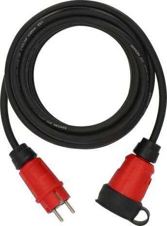 Extension Cable VN 1100 IP44, 10m black H07RN-F 3G1,5