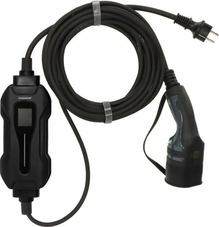 Portable EV charger type 2 protective contact 2.3KW with 8m cable