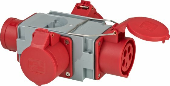 Crossover distribution CEE 5-pole IP44