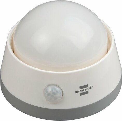 Battery LED night light NLB 02 BS with infrared motion detector and push switch 2 LED 60lm 3x AA (included)