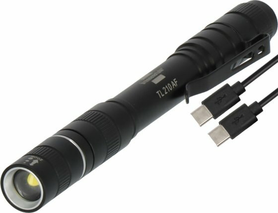 LED Rechargeable Torch TL 210 AF, IP44, 200lm