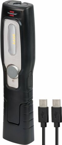 LED rechargeable hand lamp HL 201 A 250+70lm, bendable
