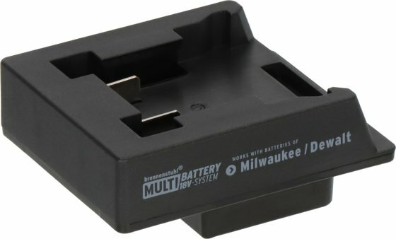 Adapter Milwaukee Dewalt for LED work light in the  Multi Battery 18V System