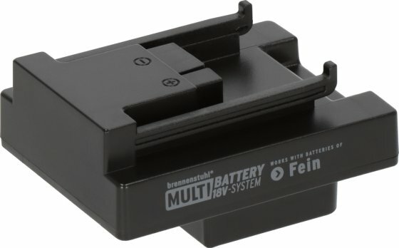 Fein adapter for LED construction spotlights in the  Multi Battery 18V System