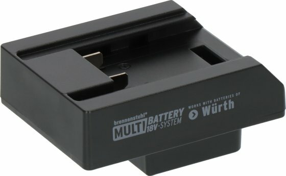 Wurth adapter for LED construction spotlights in the  Multi Battery 18V System