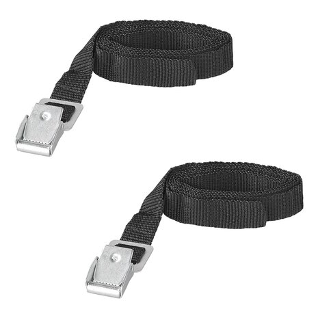 Binding straps with metal buckle 18mm-100cm - set of 2