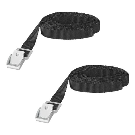 Binding straps with metal buckle 1.8-150 cm - set of 2